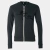Triblend Lightweight Full-Zip Hooded Long Sleeve Tee Thumbnail