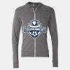 Triblend Lightweight Full-Zip Hooded Long Sleeve Tee Thumbnail