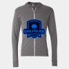 Triblend Lightweight Full-Zip Hooded Long Sleeve Tee Thumbnail