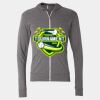 Triblend Lightweight Full-Zip Hooded Long Sleeve Tee Thumbnail