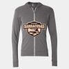 Triblend Lightweight Full-Zip Hooded Long Sleeve Tee Thumbnail