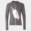 Triblend Lightweight Full-Zip Hooded Long Sleeve Tee Thumbnail