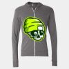 Triblend Lightweight Full-Zip Hooded Long Sleeve Tee Thumbnail