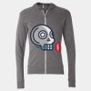 Triblend Lightweight Full-Zip Hooded Long Sleeve Tee Thumbnail