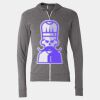 Triblend Lightweight Full-Zip Hooded Long Sleeve Tee Thumbnail