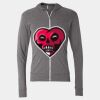 Triblend Lightweight Full-Zip Hooded Long Sleeve Tee Thumbnail