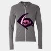 Triblend Lightweight Full-Zip Hooded Long Sleeve Tee Thumbnail