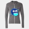 Triblend Lightweight Full-Zip Hooded Long Sleeve Tee Thumbnail