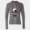 Triblend Lightweight Full-Zip Hooded Long Sleeve Tee Thumbnail