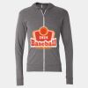 Triblend Lightweight Full-Zip Hooded Long Sleeve Tee Thumbnail