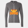 Triblend Lightweight Full-Zip Hooded Long Sleeve Tee Thumbnail