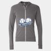 Triblend Lightweight Full-Zip Hooded Long Sleeve Tee Thumbnail