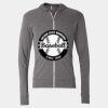 Triblend Lightweight Full-Zip Hooded Long Sleeve Tee Thumbnail