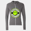 Triblend Lightweight Full-Zip Hooded Long Sleeve Tee Thumbnail