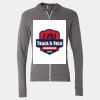 Triblend Lightweight Full-Zip Hooded Long Sleeve Tee Thumbnail