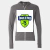 Triblend Lightweight Full-Zip Hooded Long Sleeve Tee Thumbnail