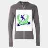 Triblend Lightweight Full-Zip Hooded Long Sleeve Tee Thumbnail