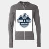 Triblend Lightweight Full-Zip Hooded Long Sleeve Tee Thumbnail