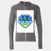 Triblend Lightweight Full-Zip Hooded Long Sleeve Tee Thumbnail