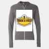 Triblend Lightweight Full-Zip Hooded Long Sleeve Tee Thumbnail