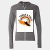 Triblend Lightweight Full-Zip Hooded Long Sleeve Tee Thumbnail