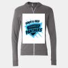 Triblend Lightweight Full-Zip Hooded Long Sleeve Tee Thumbnail