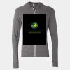 Triblend Lightweight Full-Zip Hooded Long Sleeve Tee Thumbnail