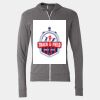 Triblend Lightweight Full-Zip Hooded Long Sleeve Tee Thumbnail