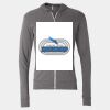 Triblend Lightweight Full-Zip Hooded Long Sleeve Tee Thumbnail