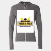 Triblend Lightweight Full-Zip Hooded Long Sleeve Tee Thumbnail