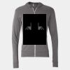 Triblend Lightweight Full-Zip Hooded Long Sleeve Tee Thumbnail