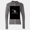 Triblend Lightweight Full-Zip Hooded Long Sleeve Tee Thumbnail