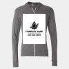 Triblend Lightweight Full-Zip Hooded Long Sleeve Tee Thumbnail