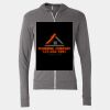 Triblend Lightweight Full-Zip Hooded Long Sleeve Tee Thumbnail