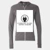 Triblend Lightweight Full-Zip Hooded Long Sleeve Tee Thumbnail