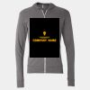 Triblend Lightweight Full-Zip Hooded Long Sleeve Tee Thumbnail