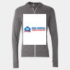 Triblend Lightweight Full-Zip Hooded Long Sleeve Tee Thumbnail