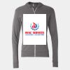 Triblend Lightweight Full-Zip Hooded Long Sleeve Tee Thumbnail