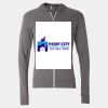 Triblend Lightweight Full-Zip Hooded Long Sleeve Tee Thumbnail