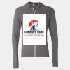 Triblend Lightweight Full-Zip Hooded Long Sleeve Tee Thumbnail