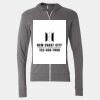 Triblend Lightweight Full-Zip Hooded Long Sleeve Tee Thumbnail