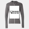 Triblend Lightweight Full-Zip Hooded Long Sleeve Tee Thumbnail