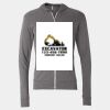 Triblend Lightweight Full-Zip Hooded Long Sleeve Tee Thumbnail