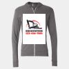 Triblend Lightweight Full-Zip Hooded Long Sleeve Tee Thumbnail