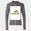 Triblend Lightweight Full-Zip Hooded Long Sleeve Tee Thumbnail