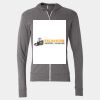 Triblend Lightweight Full-Zip Hooded Long Sleeve Tee Thumbnail