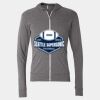 Triblend Lightweight Full-Zip Hooded Long Sleeve Tee Thumbnail