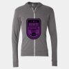 Triblend Lightweight Full-Zip Hooded Long Sleeve Tee Thumbnail