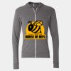 Triblend Lightweight Full-Zip Hooded Long Sleeve Tee Thumbnail