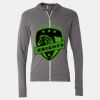 Triblend Lightweight Full-Zip Hooded Long Sleeve Tee Thumbnail